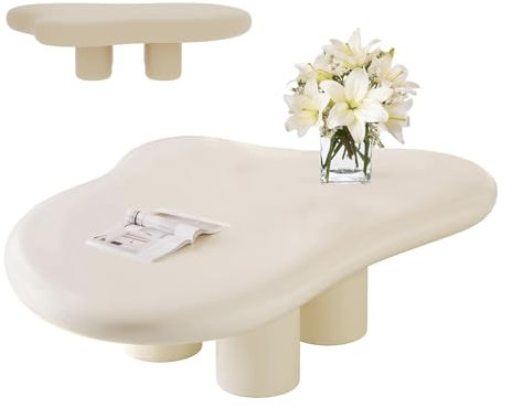 Niedlicher Couchtisch mit Wolke – modernes rundes Eck-Design – stilvoller Teetisch für den Innenbereich – perfekter Wohnzimmer-Beistelltisch – unregelmäßig