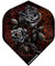 Alchemy Dart Flights | Official Licensed | Std - No2 | 100 Micron | Tattoo Design | One Set of 3 Flights (1 Set, Roses)