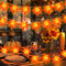 Etopgo Herbst Dekoration Lichterkette, 3M 20 LED Herbstdeko lichterkette Batterie mit Timer, Herbst Ahornblatt Deko Lichterkette für Halloween, Herbstfest, Erntedankfest, Weihnachts