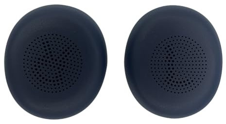 tecinity Ersatz Ohrpolster für Jabra Evolve2 65/Elite 45h Kopfhörer, Ersatzpolster für Jabra Elite 45h/Evolve2 65, Weicherem Leder (Blau)