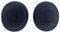 Ersatz Ohrpolster für Jabra Evolve2 65/Elite 45h Kopfhörer, Ersatzpolster für Jabra Elite 45h/Evolve2 65, Weicherem Leder (Blau)