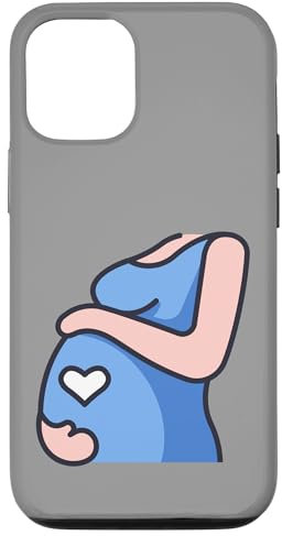 Coque pour iPhone 12/12 Pro Femme enceinte