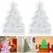 Silikonformen Gießformen, 2 Stück Weihnachtsbaum Teelichthalter Kerzenformen, silikonform tannenbaum, silikonform weihnachten, für Kerzenherstellung, Handgefertigte Seife, DIY Handwerk