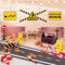 Eyezeeption 29 Pcs Wichtel Zubehör Weihnachten Wichtel Baustelle Weihnachtswichtel Zubehör Wichtel Baustelle Set Einzug Wichteltür Set, Miniatur Wichtel Zubehör Weihnachten Baustelle. (A)
