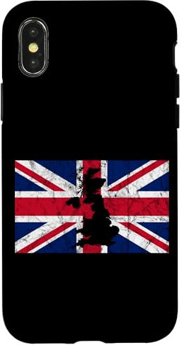 iPhone X/XS UK Flag, Great Britain Flag, UK Travel, Union Jack Case