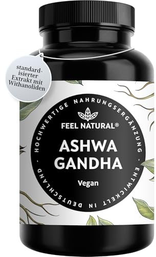 Ashwagandha – 120 vegane Kapseln – 600mg Ashwagandhawurzel pro Tagesdosis – optimal dosiert, ohne unnötige Zusätze – in Deutschland entwickelt & laborgeprüft