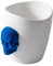 KESOTO Taza del Mango de Escalador 520 Ml para Bebidas Calientes, Azul eszonal Blanco