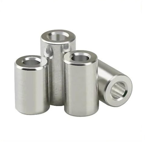 5/10/ 20 pezzi M3 M4 M5 M6 M8 in lega di alluminio rondella piatta boccola guarnizione manicotto CNC distanziatore non filettato for parte modello RC(D6x M4 (10pcs),L 10mm)