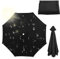 Toldo de Recambio de Sombrilla 4M-8Varillas, Impermeable Cubierta De Sombrilla De Tela De Repuesto, Protección UV (Black)