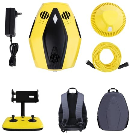 Waterproof Underwater Drone with Camera and GPS for Fishing and Diving Photography