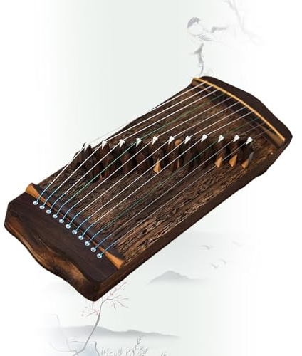 Traditionelles chinesisches Zither, 11 Saiten Guzheng für Anfänger, reisefreundliches Instrument mit Koffer, perfekt für Musiker und besondere Anlässe
