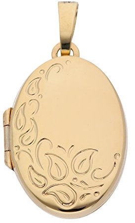Gold Medaillon Medaillon Anhänger 14 k 585 Gelbgold
