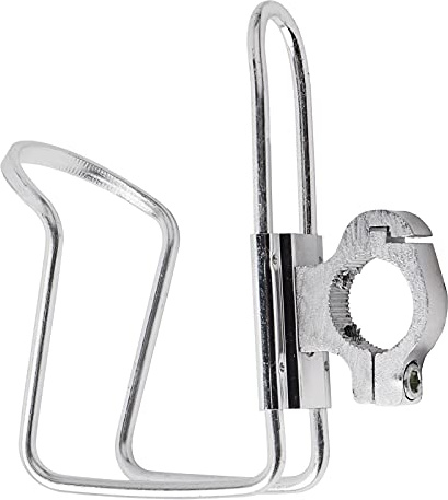Porte-gobelet universel pour guidon de moto - Rotation à 360 degrés - Antidérapant - Argenté