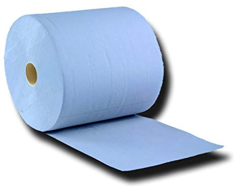 Putztuchrolle Putzrolle blau 3-lagig 1.000 Blatt ca. á 38 cm