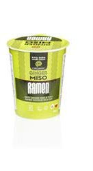 Organic Ginger Miso Ramen Noodle Cup 85g by King Soba
