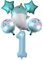 DIWULI Wal Luftballon Set Zahl 1 - Kindergeburtstag Deko