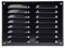 Steinberg14 Black 260x190mm Metal Air Vent Cover with Insect Mesh - 10x7.5 inch Ventilation Grille - Rectangular Air Vents for Outdoor and Indoor - Air Vent Register for Walls and Ceilings