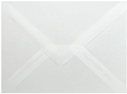 Paper24 Mini Briefumschläge DIN C8 57x81 mm für Blumensträuße, Geldgeschenke oder Adventskalender 25 Umschläge Weiß