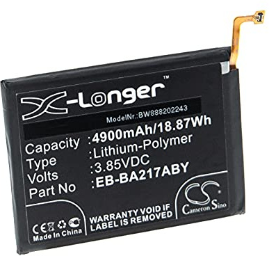 vhbw Akku kompatibel mit Samsung Galaxy A21s 2020 | Handy Smartphone Telefon (4900 mAh, 3,85 V, Li-Polymer)
