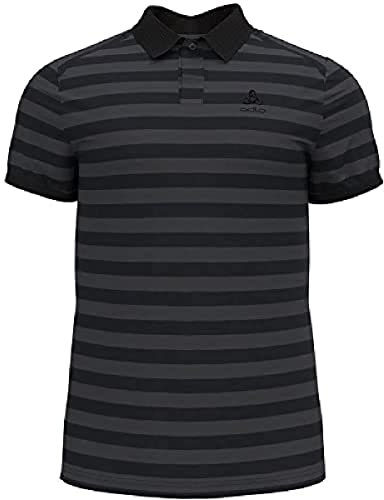 Odlo Herren Polo Shirt Concord, Black - New odlo Graphite Grey, S