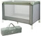 BAMBISOL Lit Parapluie Bébé 0-3 Ans | Lit de Voyage Léger | 120 x 60cm, Matelas + Sac de Transport Inclus | Gris