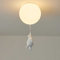 LZH FILTER LED Kronleuchter, Moderne Bären-deckenleuchten, Cartoon Deckenlampen, Für Zuhause Kinderzimmer Schlafzimmer Wohnzimmer, Wärme Ballon Dekor Leuchte (20 Cm / 7.87 Zoll, Dimmbar)