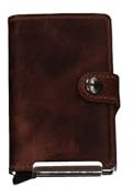 Honbeanify Eco-Friendly Shop Unisex Miniwallet Reisezubehör-Kartenhalter im Umschlagformat, Brown