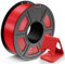JAYO PLA Filament 1.75 mm, 3D Drucker Filament, Maßgenauigkeit +/- 0.02mm, 1.1 KG Spule (2,4 lbs), Sauber Gewickeltes Filament, Rot 1100G