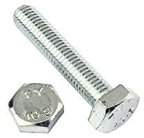 2 Stk Sechskantschraube DIN 933 10.9 M16 x 120 verzinkt