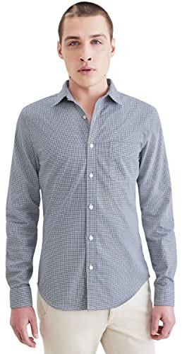 Dockers Mens Original Slim Shirt, Manchester Navy Blazer, L UK