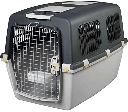 La zappa Hundetransportbox aus Kunstharz Gulliver mit seitlicher Öffnung (Medium)