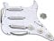 FLEOR 11 fori SSS prewired Loaded Pickguard con Alnico5 doppio set di pick-up ad alta uscita per ST SSS Style Chitarra Bianco perla