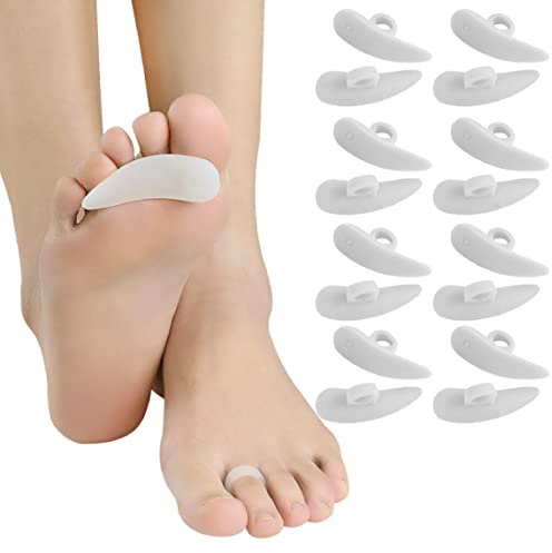 IUDWCG 8 Pcs Hammerzehenpolster Bunion Korrektur Zehenspreizer Zehentrenner Set Silikon Bunion Hammerzehenkorrektor, Schiene zur Linderung von Hammerzehenschmerzen