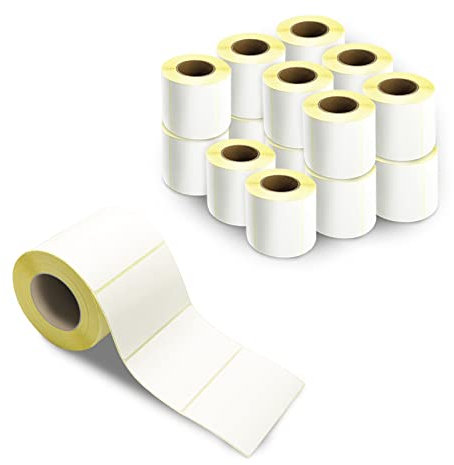 m MU Etiketten Selbstklebend, 40×30MM, 1 Rolle Pack Etikett x 1000 St. Je Rolle = 1000 Label, Kompatibel für Etikettendrucker,DHL-UPS-DPD,Adressetiketten Selbstklebend|4×3CM