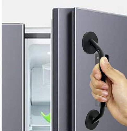 AUXPhome Manija magnética para puerta de refrigerador, tiradores de imanes súper fuertes, mantiene el aparato de cocina limpio, para nevera, microondas, lavavajillas, gran solución para asas rotas.
