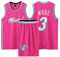2-Teiliges Kinder/Erwachsene Basketball Jersey,Kinder/Erwachsener Basketball Jersey & Basketball Shorts,Kinder/Erwachsener ärmelloses Atmungsaktives Basketball T-Shirt Weste und Shorts Rosa M