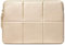 Comfyable Slim Protective Laptop Sleeve 13-14 inch Compatible for 13 inch MacBook Pro & MacBook Air M4 M3 M2 M1, MacBook Pro 14-in M4 2024 Pro/Max M3 M2, Quilted Faux Leather Cover Case for Mac, Gold
