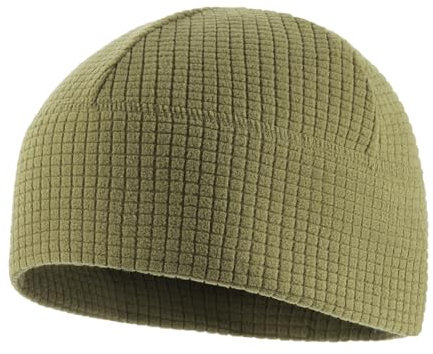 M-Tac Taktische Unterhelm-Mütze aus Fleece – Warme & leichte Skimütze für kaltes Wetter, Helm kompatibel, Militär, Motorrad, Fahrrad & Sport, Tan, M