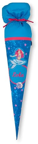 Step by Step Schultüte aus Stoff mit Namen, Mermaid Lola