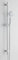 VIGOUR Brausegarnitur individual 1.0 m Stange 90 cm kürzbar Schlauch & Handbrause 3-fach Strahl