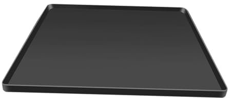 DimyFew Tropfschale, Bodenmatte für Den Kühlschrank, Verhindert, Gefriermatte, Tablett, Mini Tropfschale für Den Kühlschrank, Luftentfeuchter, Schreibtische, Schwarz 65 × 50 cm-Stil a