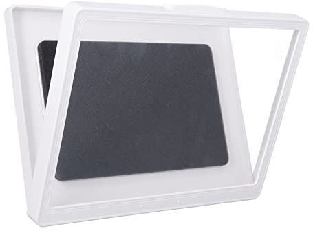 Fockety Dusch-Tablet-Halter, 180° Drehbar, Wasserdichter Tablet-Halter, Badezimmer-Tablet-Hülle, Tablet-Wandhalterung mit Berührbarem Anti-Beschlag-Bildschirm für Badezimmer und Küche