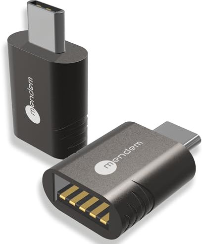 mendem USB-C auf USB 3.0 OTG Adapter (2er Set), kompatibel mit iPhone 15/16 Pro Max, MacBook, iPad, Samsung Galaxy, Surface, Xiaomi und mehr