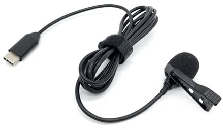 Clip On Microphone Lavalier Lapel Mic For Smartphones And Cameras Sound For Vlog Hosts