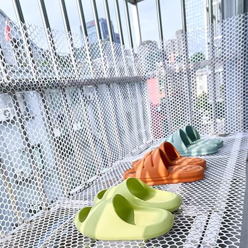 VUIKLCty Clôture en Treillis métallique en Plastique Blanc for Jardinage intérieur/extérieur, Bande de Leader en Treillis for Fleurs, clôture hexagonale for Balcon de Jardinage(2x5m/6.6x16.4ft)