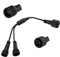 G40 Globe - Cavo di prolunga IP65, impermeabile a 2 pin, cavo di prolunga per ghiaccioli, luci per tende, luci di Natale