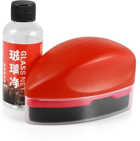 Nettoyant Anti-Taches de Film D'Huile de Verre de Voiture, 120ML Film Oléophobe pour Vitre d'Automobile, Dissolvants D'huile de Pare-Brise de Voiture pour Améliorer La Clarté et La Visibilité