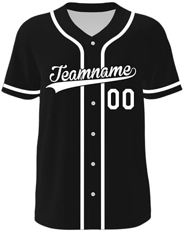 Benutzerdefinierte Baseball-Trikots, Personalisierte Baseball-Shirts, Druck-Namennummern, schnelltrocknend, atmungsaktiv, kurzärmelig, Individuelle FüR MäNner, Frauen, Jugendliche.