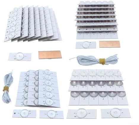 Essential Components for LED TVs 20 Pcs For SMD Lamp Beads Featuring Optical Lens Filters (20pcs 6V)