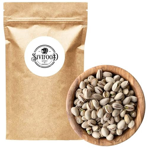 SIVIFOOD Pistacchi tostati e salati 250g – Pistacchi naturali con sale alimentare – Snack croccante di qualità premium – Senza additivi artificiali – Gusto intenso e autentico